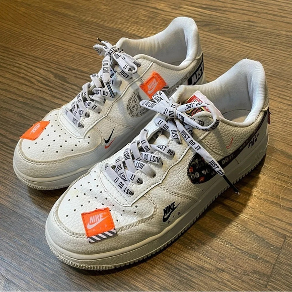 Nike Air Force 1 Low ‘07 PRM ‘Just Do It’ Women’s size 8 Style AR7719-100 - Picture 1 of 13